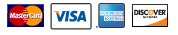 Visa, Mastercard, Discover, American Express